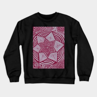 Ruby Red Snowflakes Crewneck Sweatshirt